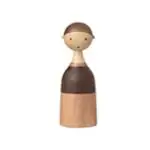 Architectmade Kin Man Dad H: 13,1 cm – Walnuss/Mahagoni OUTLET