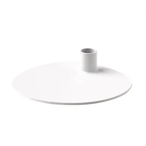 By Brorson Kerzenständer Simple Ø: 17 cm - Weiß OUTLET