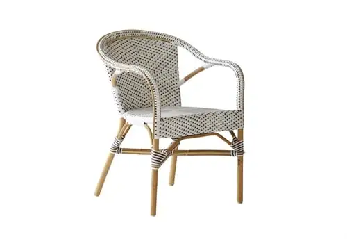 Sika-Design Madeleine Hocker SH: 45 cm - Hvid/Cappuchino