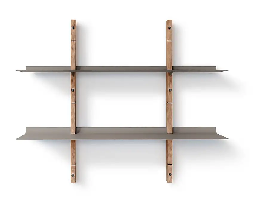 Eva Solo Smile Bücherregal klein 67,5 x 79,6 cm – Eiche/Grau