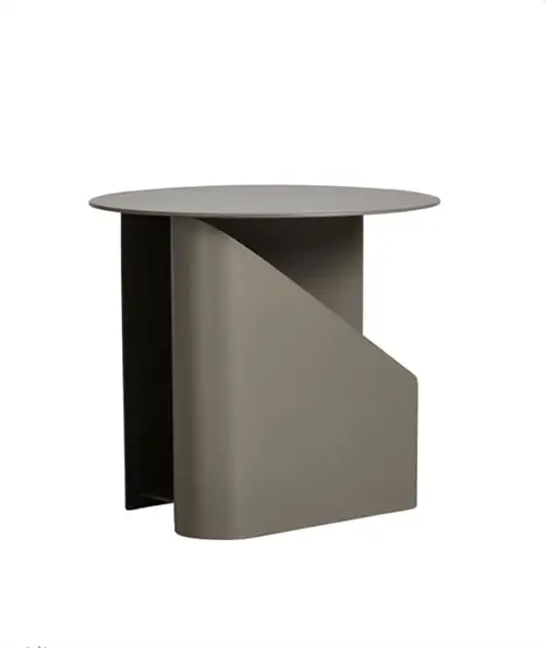 Wood Center Beistelltisch – Taupe