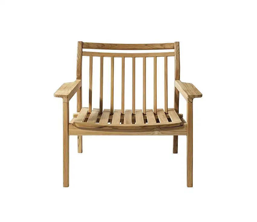 FDB Møbler M6 Sammen Lounge Chair SH: 32,5 cm – Massives Teakholz/Natur
