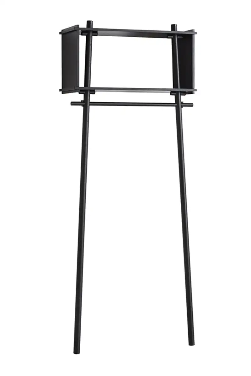 Woud Tøjbox Garderobe Small L: 80 cm - Schwarz