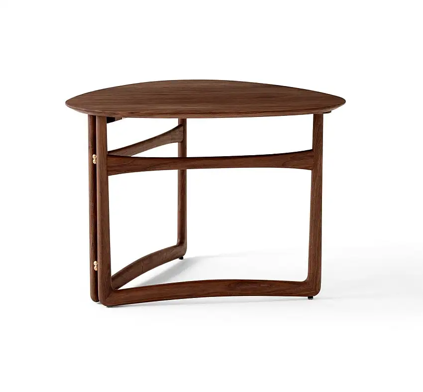&Tradition Drop Leaf HM5 Loungetisch H: 56 cm – Geöltes Walnussholz