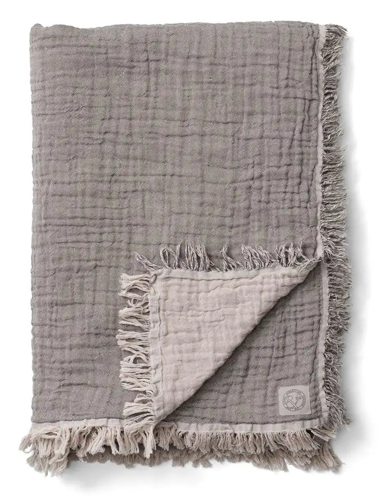 &Tradition Collect Baumwollüberwurf SC32, 140 x 210 – Wolke und Schiefer