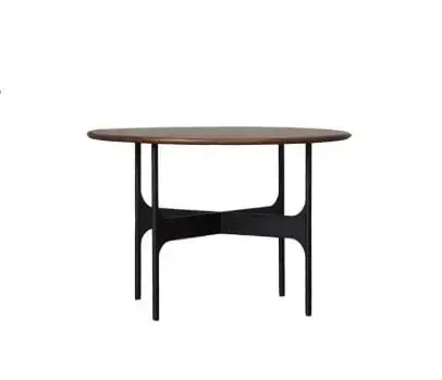 Wendelbo Floema Mittelgroßer Couchtisch Ø: 60 cm – Walnuss