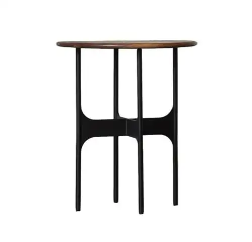 Wendelbo Floema Kleiner Couchtisch Ø: 40 cm – Walnuss