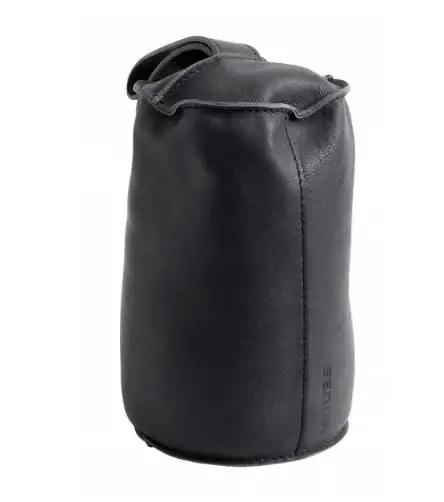 Muubs Türstopper Camou 3 kg 20x12 cm - Schwarz/Büffelleder