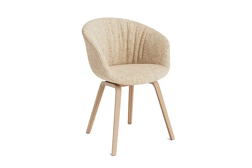 HAY AAC 23 Soft About A Chair SH: 46 cm – Lackiertes Eichenfurnier/Bolgheri LGG60