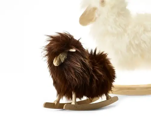 Povl Kjer Rokkelam H: 30 cm - Braun
