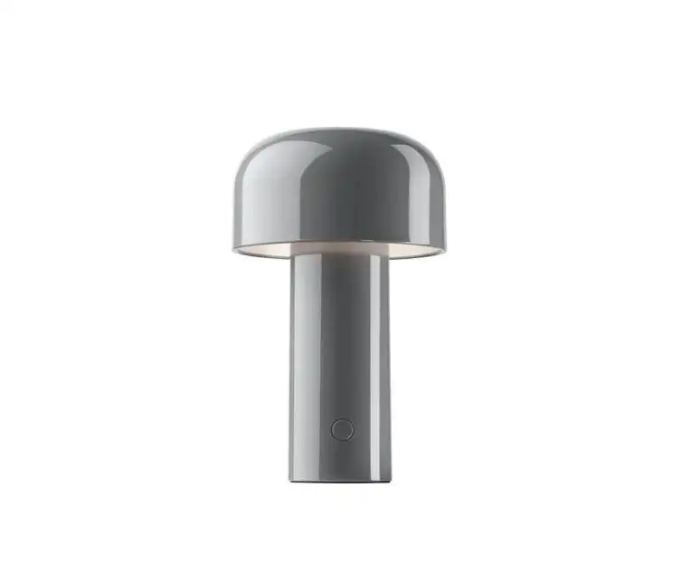 FLOS Bellhop Battery Tischleuchte H: 21 cm - Grau