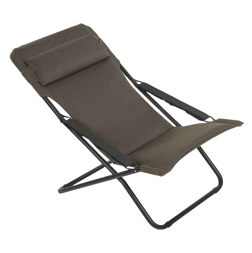 Lafuma Liegestuhl Transabed SH: 34 cm AirComfort - Taupe