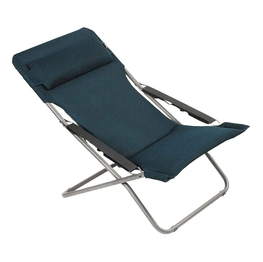 Lafuma Liegestuhl Transabed SH: 34 cm BeComfort - Bleu Encre
