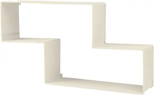 GUBI Dédal Regal, 89x48,5x19,5 cm - Cremeweiß Halbmatt