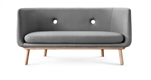 Eva Solo Phantom 2 Pers. Sofa L: 163,5 cm – Fuge 604 Grau/geölte Eiche