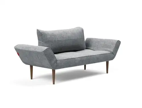 Innovation Living Zeal Styletto Daybed 72x178 cm - Dunkles Holz/Twist Granite
