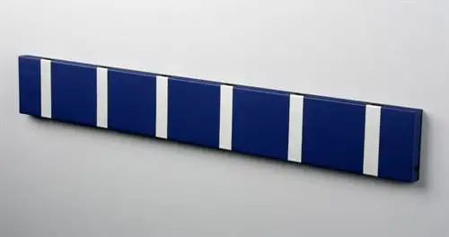 KNAX horizontaler Garderobenständer für 6 Personen, L: 59,4 cm – Saphir/Grau