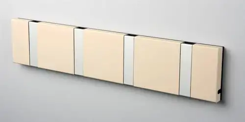 KNAX horizontaler Garderobenständer für 4 Personen, L: 39,6 cm – Wüste/Grau