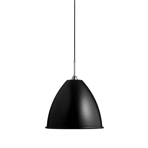 Bestlite BL9 Pendel Ø: 40 cm L Chromsockel – Schwarzer Schirm