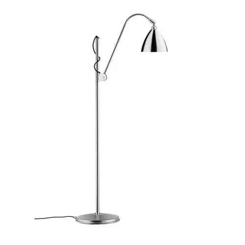 Bestlite BL3 Stehleuchte Ø: 16 cm Chromsockel – Chromschirm