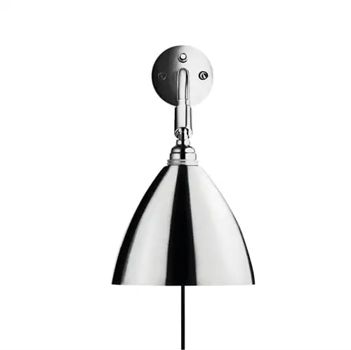 Bestlite BL7 Wandleuchte Ø: 16 cm Chromsockel – Chromschirm