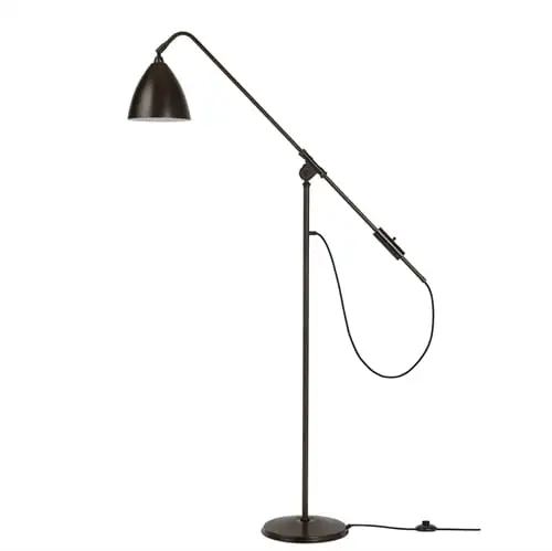 Bestlite BL4 Stehleuchte Ø: 21 cm – Sockel aus schwarzem Messing