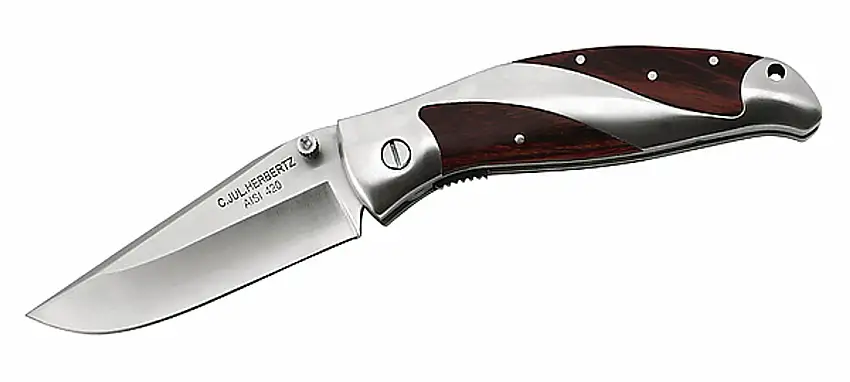 CJH Einhandmesser, Pakkaholz ART000125