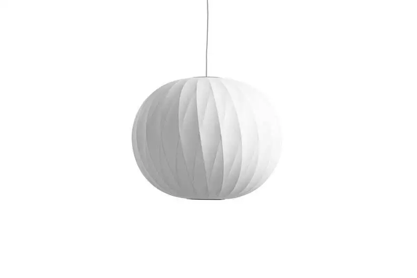 HAY Nelson Ball Crisscross Bubble Pendel Medium Ø: 48,5 cm – Off White