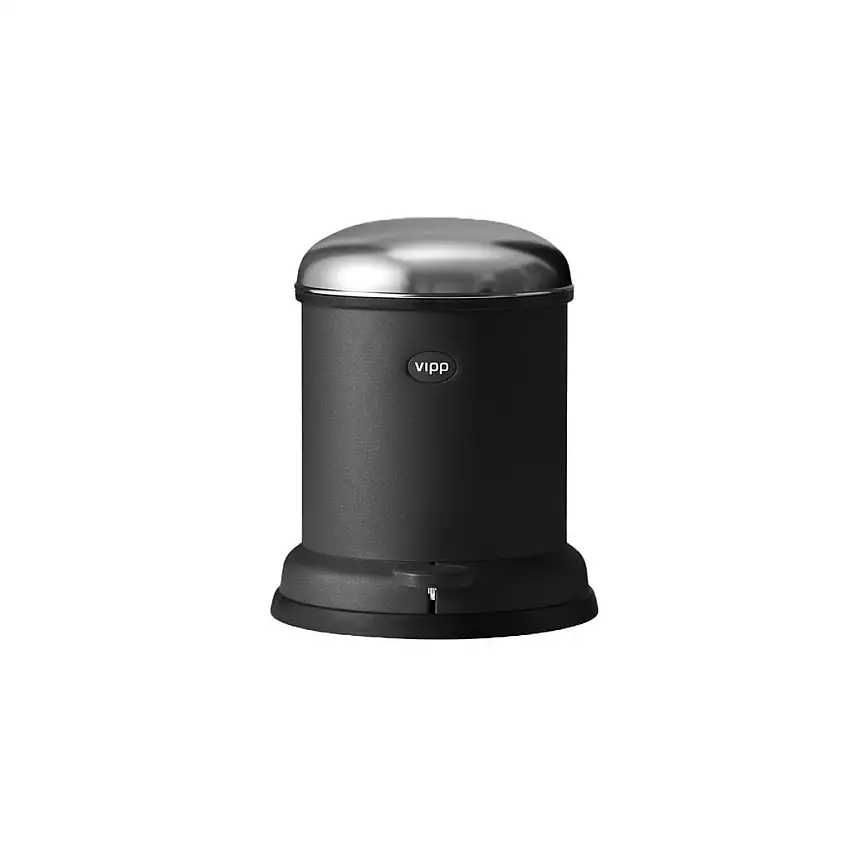 Vipp 13 Treteimer 4 Liter H: 31 cm - Schwarz