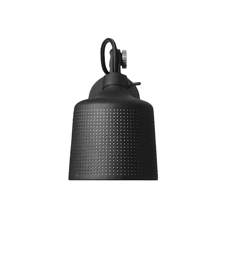 Vipp 523 Wandleuchte Klein Ø: 11 cm - Schwarz