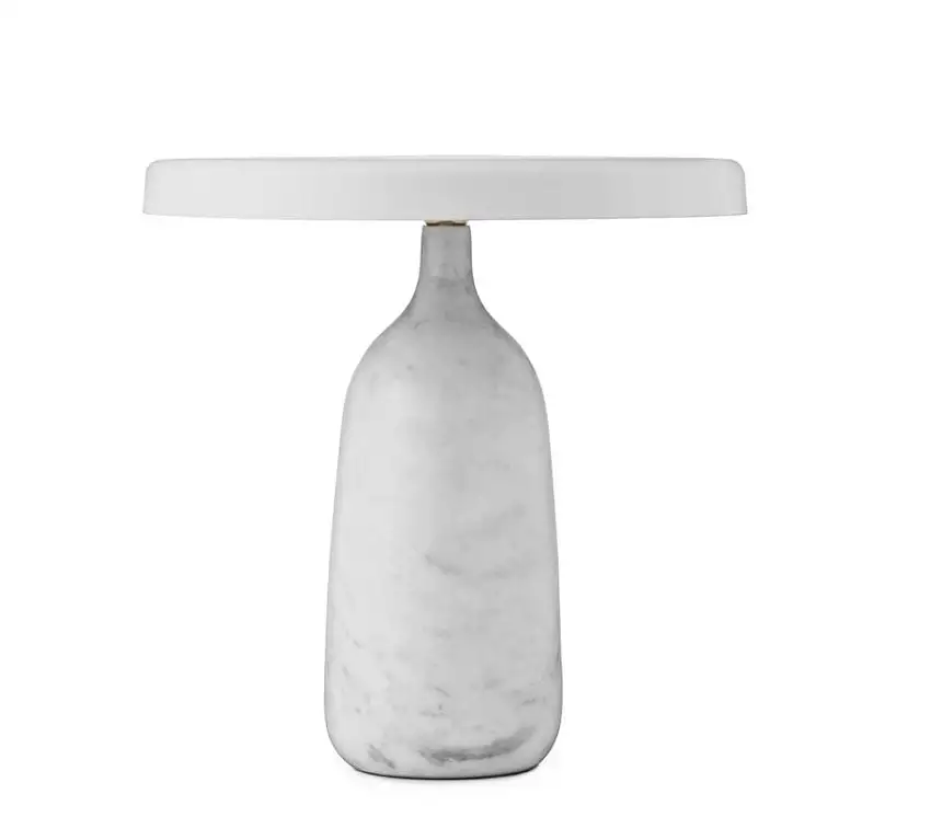 Normann Copenhagen Eddy Tischlampe H: 33,6 cm – Weiß