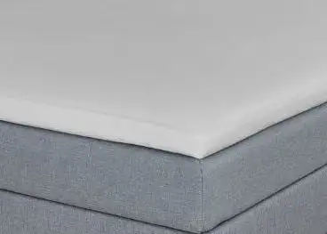 CPH Living Tischset Perkal 180 x 200 x 6 cm - Hellgrau