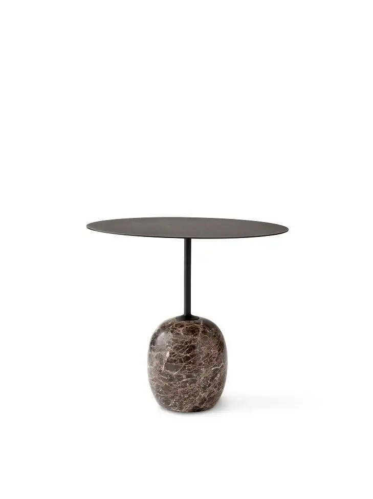 &Tradition Lato Couchtisch LN9 Ø: 50 cm - Schwarz/Oval