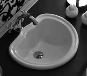 Einbauwaschbecken Oxford 46 cm ohne Hahnloch