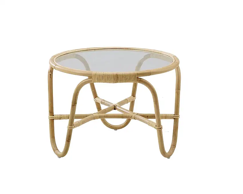 Sika-Design Charlottenborg Tisch Ø: 69 cm – Natur/Rattan