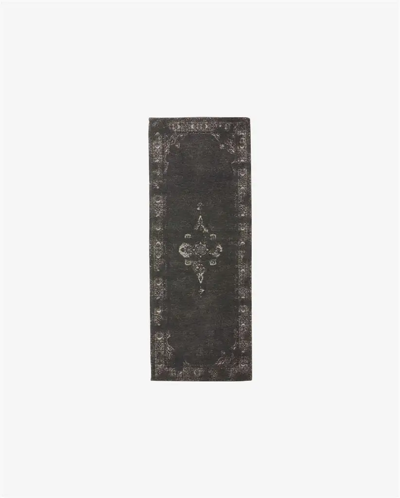 Nordal Grand Teppich 75 cm x 200 cm – Dunkelgrau / Schwarz
