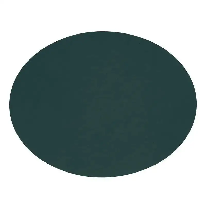 LindDNA Tischmatte Oval L - Softbuck schwarz
