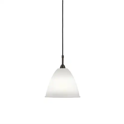 Bestlite BL9 Pendelleuchte Ø: 21 cm – Basis aus schwarzem Messing/Knochenporzellan OUTLET
