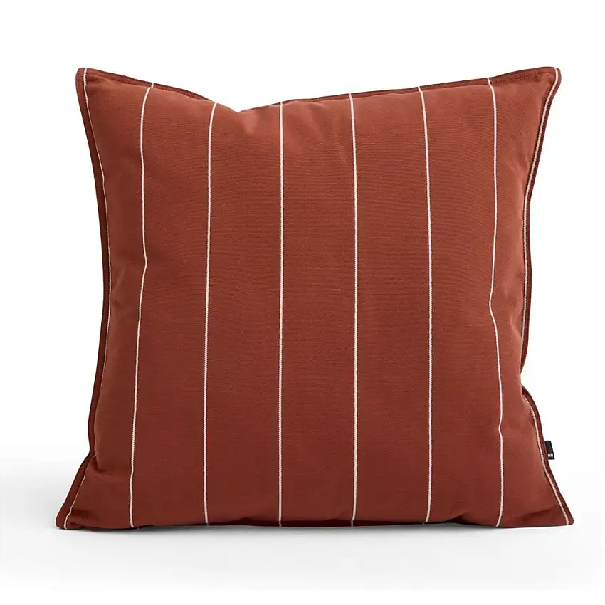 HAY Terrazza Pude 60x60 cm - Terracotta/Schmaler Streifen