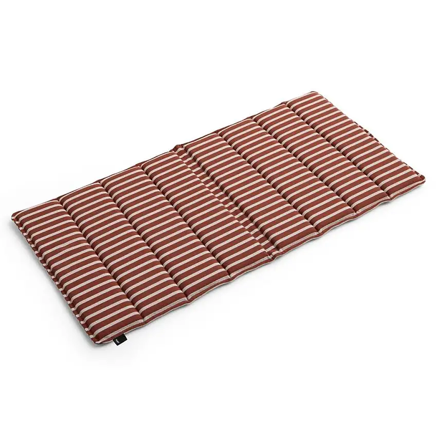 HAY Terrazza Klappsitzkissen 40x82 cm - Terrakotta/Bald Stripe