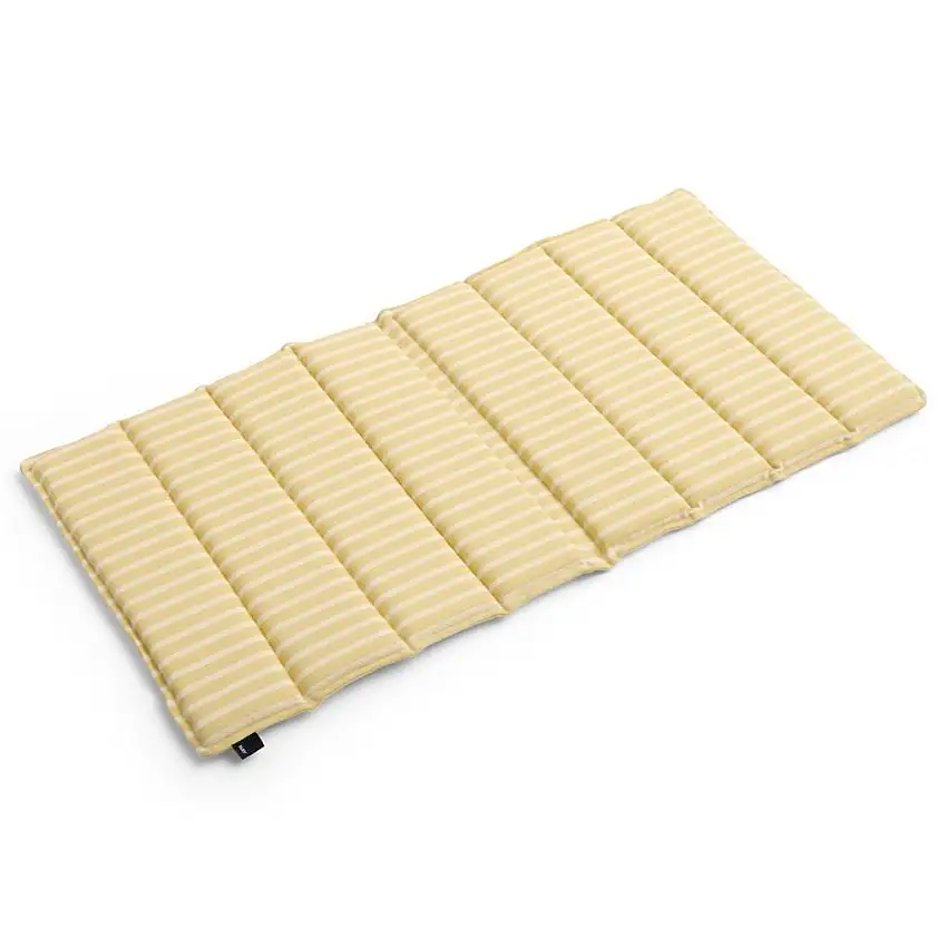 HAY Terrazza Klappsitzkissen 40x82 cm - Gelb/Breit gestreift