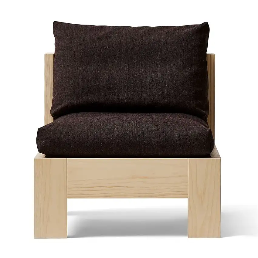 Form & Refine Icon Lounge Chair H: 62,5 cm - Kiefer/Wolle