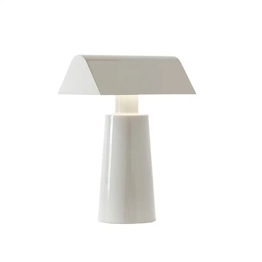 &Tradition Caret MF1 Tragbare Lampe H: 22 cm - Seidengrau