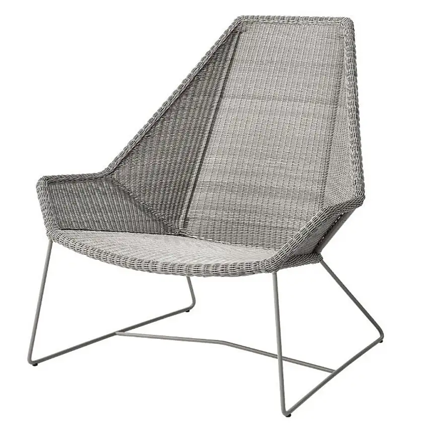 Cane-line Outdoor Breeze Hochlehner-Stola H: 98 cm - Taupe