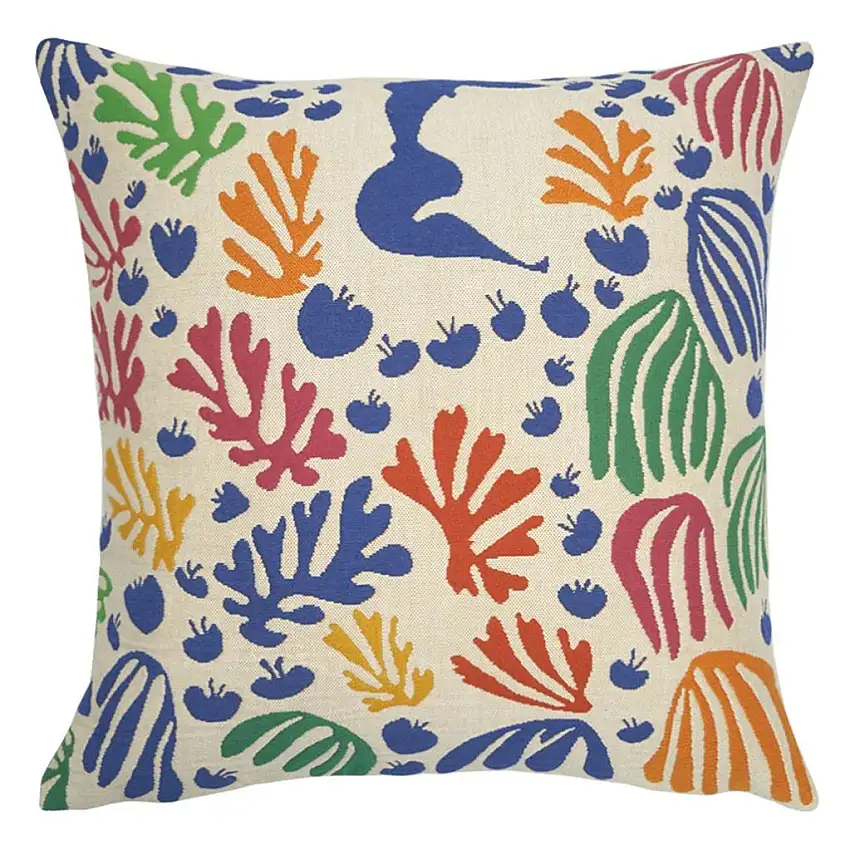 Poulin Design Matisse Pude 45x45 cm - Der Sittich und die Meerjungfrau 1952
