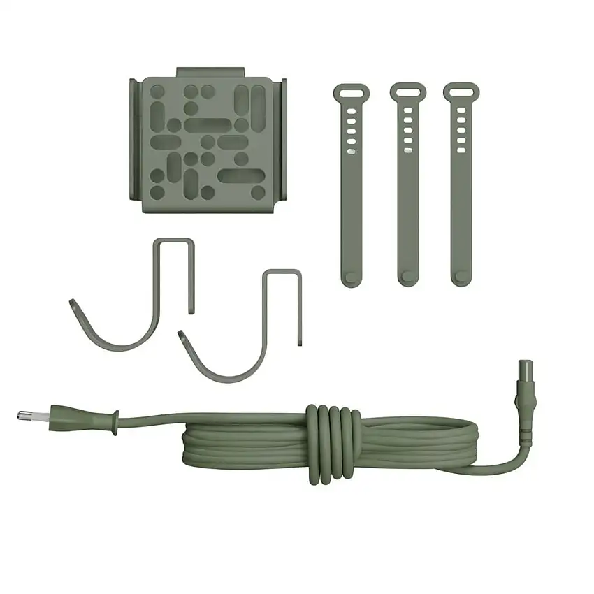 Sockelhalterungs-Set – Moosgrün