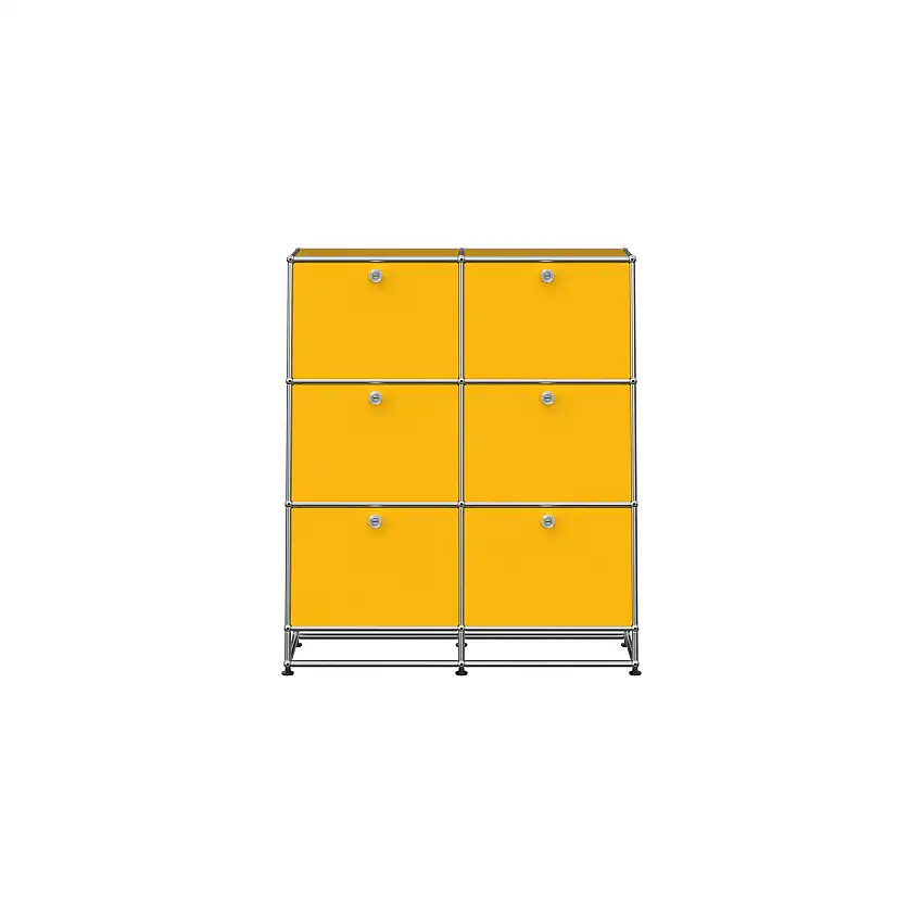 USM Haller Highboard 2x3 - 6 Klappen und Sockel