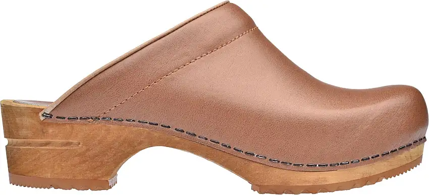 Sanita Damen Clogs Holz offen Lotte