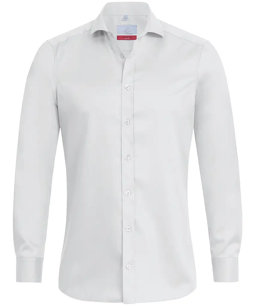 Greiff Herren Hemd Premium langarm Slim Fit