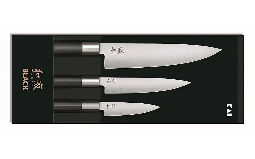 KAI Wasabi Black Messerset 3-teilig 67S-300